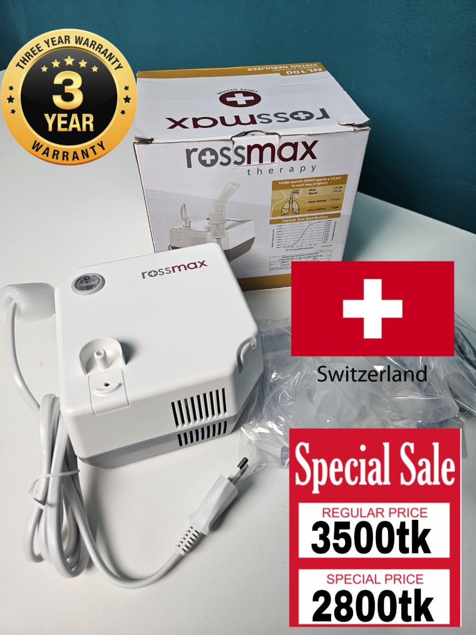 Rossmax NL-100 Piston Nebulizer